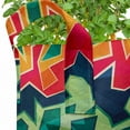 thumbnail image 2 of Grunge Grow Bags 5-Pack, Crazy Funky Graffiti, Heavyduty Fabric Pots with Handles for Plants, 2 Sizes, Multicolor, by Ambesonne, 2 of 3