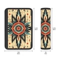 thumbnail image 3 of Geometric Southwestern Native American Seat Belt Shoulder Pad 2-Pack Soft Car Seatbelt Cover Adjustable Strap Breathable Comfort Pad, 3 of 8