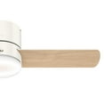 thumbnail image 4 of Hunter Fan Company 59452 Low Profile 44" Minimus Ceiling Fan with Light, White, 4 of 4