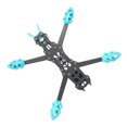 thumbnail image 1 of Carbon Fiber RC Quadcopter Frame, Replacement Shock Absorption Professional FPV Racing Drone Frame 225mm Wheelbase Easy Installation  for RC Drone Accessories, 1 of 8