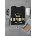 thumbnail image 3 of Crown, London England Men T-Shirt, Male Small, 3 of 4