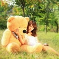 thumbnail image 3 of Géant 95 cm Grand Mignon Ours en Peluche Énorme Doux Jouet 100 % Coton, 3 of 5