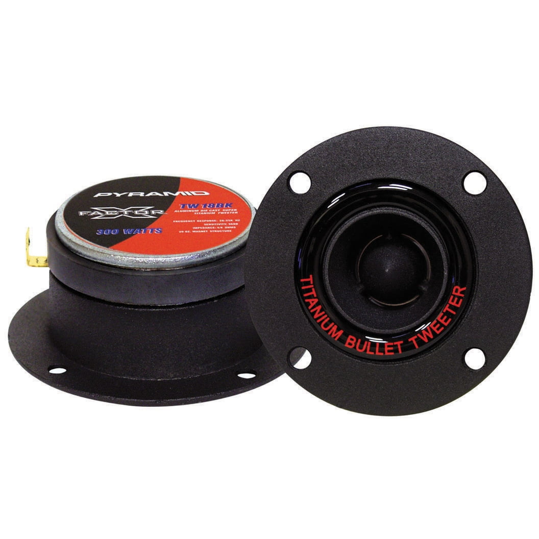 2pc Die Cast 300 Watt 3.75in Car Tweeter Speakers Tweeters For Car