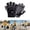 Black, variant on RTKFRFLM Kids Outdoor Cycling Gloves Half Finger Breathable Non Sports Mittens for Boys Girls Biking Skating Training Exercise Outdoor Accessories Grey 8-10