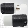 thumbnail image 4 of Cable L5-15R Conector De Bloqueo Industrial 15A 2 Polos 3 Cables Conexión A Tierra Bloqueo Por Torsión Enchufe Hembra Para Entornos Industriales Y Comerciales, 4 of 7