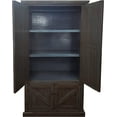 thumbnail image 2 of American Heartland 30790RSW Rustic Double Door Armoire with Garmont Rod, Rustic Seashell, 2 of 2