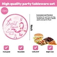 thumbnail image 3 of Breast Cancer Awareness Table Cloth,Plates and Napkins Pink Ribbon Breast Cancer Awareness Month Tableware Set Pink Breast Cancer Ribbon Survivor Party Supplies Breast Cancer Decorations for Party, 3 of 9