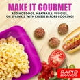 thumbnail image 4 of Rapid Mac Cooker | Microwave Macaroni & Cheese in 5 Minutes | Perfect for Dorm, Small Kitchen, or Office | Dishwasher-Safe, Microwaveable, BPA-Free, 4 of 7