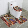 thumbnail image 1 of Juego de alfombras de baño de 3 piezas ABPHQTO Pintura de naturaleza refrescante en Serene Pond Illusionary, 1 of 2