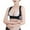 Black, variant on Kyusrd Women Invisible Lift Breathable Elasticity Bra X-shaped Back Support Bra Brace