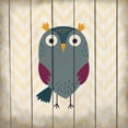 thumbnail image 2 of Kimberly, Allen 26x26 White Modern Wood Framed Museum Art Print Titled - Owl 3, 2 of 4