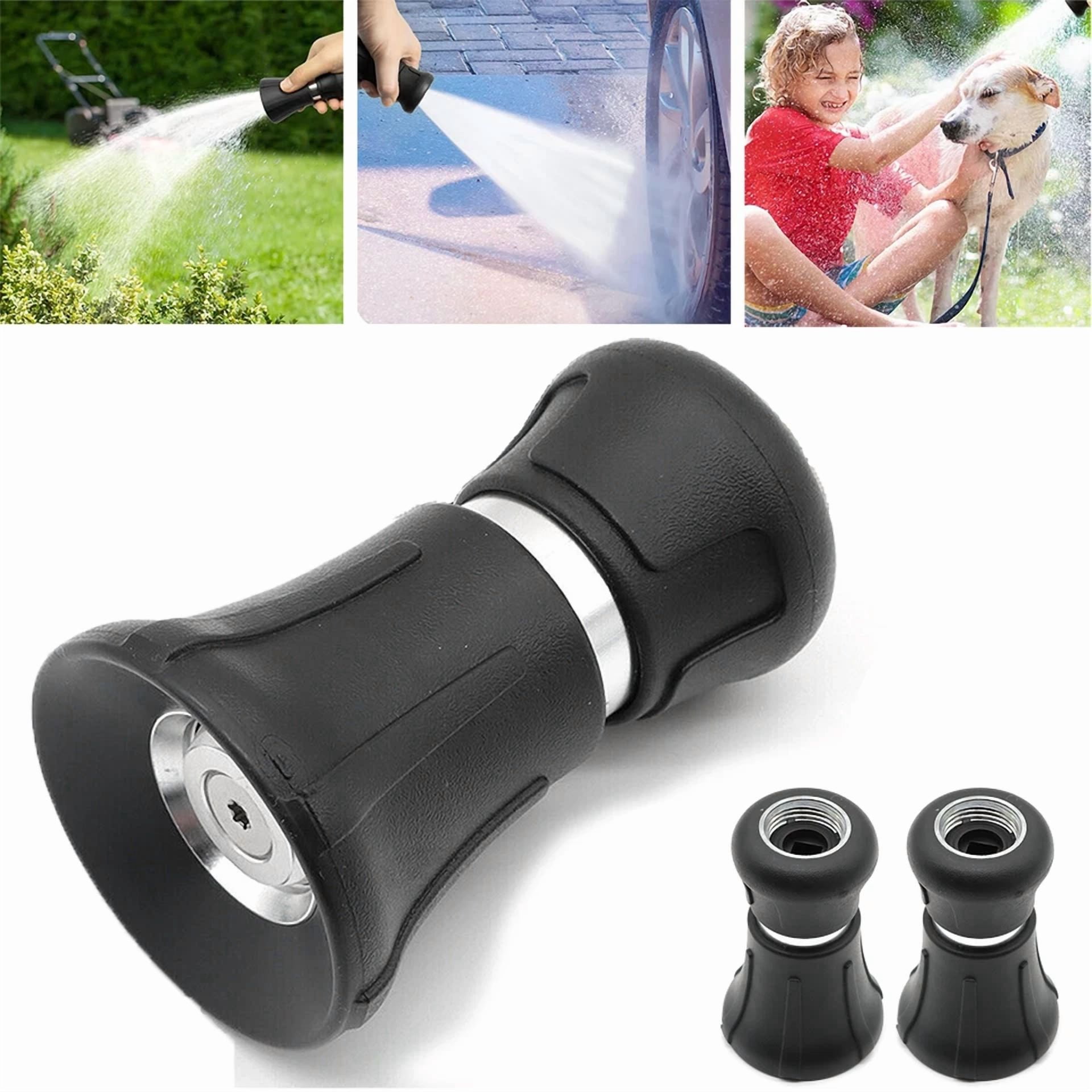 PURELY- Fire Hose Nozzle Water Sprayer Garden Adjustable High Pressure Washer Jet New