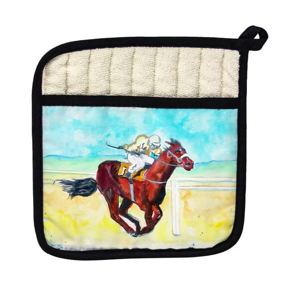 Betsy Drake Interiors Airborne Horse Pot Holder