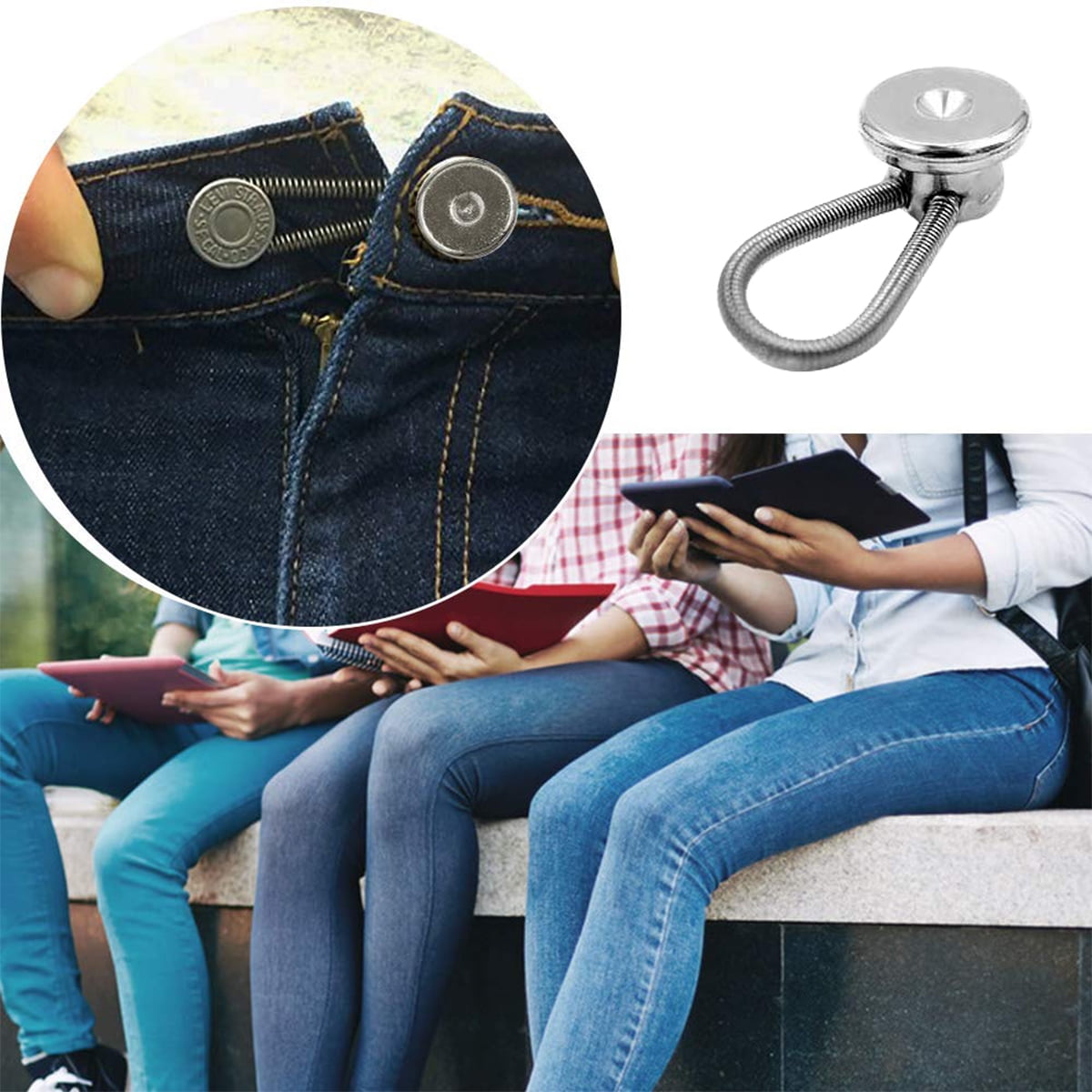 Shirt Collar Extenders 5Pcs Metal Neck Extender for Dress Pants Large Collar Silver Walmart