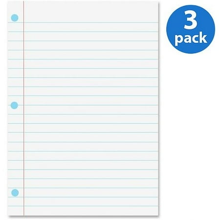 (3 Pack) Ashley, ASH10128, Dry Erase Notebook Paper Magnet, 1 Each