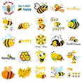 thumbnail image 2 of (50 pcs) Bee Stickers Honey Bee Waterproof Vinyl Stickers for Laptop Water Bottle Phone Case Scrapbooking Party Bag Fillers, 2 of 8