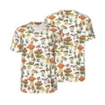 thumbnail image 3 of Daiia Mushrooms Mens Baseball Jersey Button Down Shirts Short Sleeve Sports Uniforms-Small, 3 of 9