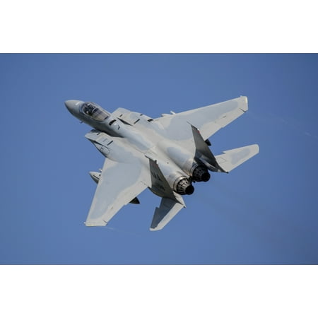 - US Air Force F-15C Eagle interceptor flying over Neuberg Germany Poster Print by Timm ZiegenthalerStocktrek Images