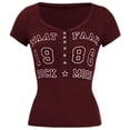 thumbnail image 4 of Womens Summer Short Sleeve Tops 1986 Print Button Down Fashion Y2K Tees Casual Henley Neck Basic Oversized T Shirts Spring 2026, 4 of 5
