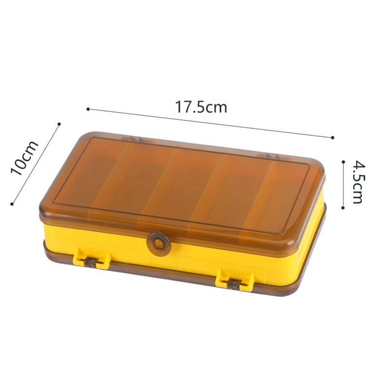 Weihe Double-Sided Lure Box Fishing Tackle Box Hook and Bait Accessories Box