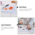 thumbnail image 2 of Raindrops 1pc Imitation Marble Chopping Board Portable Pp Cutting Board For Vegetables Fruits Design For Kitchen Use, 2 of 8