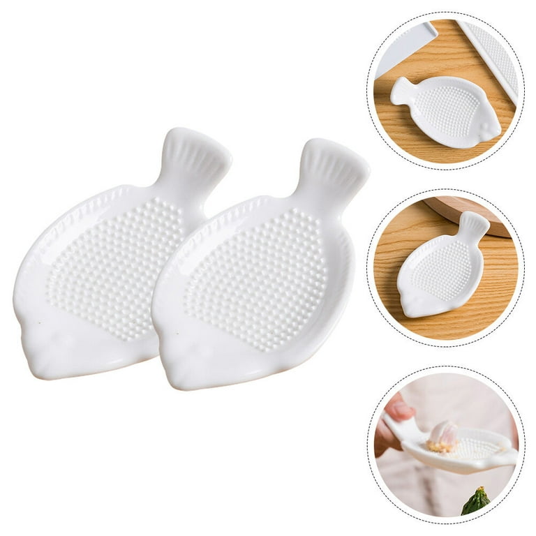 Cheese & Garlic Grater Plate With Peeler And Brush - Grater Plates - Garlic  Plate And Brush