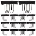 thumbnail image 1 of Shisuyan 3 Bags Of Wig Clips For Wig Teeth Wig Clips With Cloth Wig Combs For Making Wig Caps Hairpiece Caps Wig Accessory Tools Wig Combs, 1 of 9