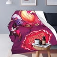 thumbnail image 6 of Hazbin Hotel Blanket Super Soft Cozy Throw Blanket Fuzzy Comfy Flannel Blanket Warm Plush Blankets For Couch, Sofa, Bed 50"X40", 6 of 6