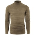 thumbnail image 2 of H2H Men's Casual Slim Fit Basic Tops Knitted Thermal Turtleneck Pullover Sweater (KMTTL0412), 2 of 6