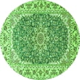thumbnail image 1 of Ahgly Company Indoor Round Medallion Green Traditional Area Rugs, 7' Round, 1 of 1
