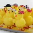thumbnail image 3 of Sylvtty 24/36Pcs Easter Fur Chicks Adorable Appearance Mini Size Wide Application Fluffy Soft Plush Toys Easter Chicks Party Decorations, 3 of 6