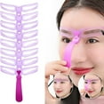 thumbnail image 6 of Adjustable Eyebrow Stencil Kit, 8 Templates with Handle Headband, 6 of 7