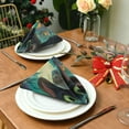 thumbnail image 3 of Qxltty Black Cat Napkins 20×20in Perfect for Parties Dinners Weddings Cocktail Housewarming Cloth Napkins Set of 6, 3 of 8