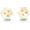 Aurore Boreale, variant on Seona Irene 4mm Cubic Cut Austrian Crystal Stud Earrings, Hypoallergenic Tarnish-Free Stainless Steel Jewelry for Women, Radiant Everyday Accessory – Small | Clear