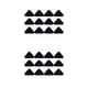 thumbnail image 1 of Billuyoard 12 pack/lote de almohadillas antideslizantes de fácil instalación, No más cintas antideslizantes y deslizantes para alfombras, Triángulos negros 2Conjunto, 1 of 6
