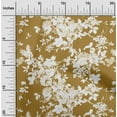 thumbnail image 1 of oneOone Silk Tabby Dark Mustard Fabric Florals Fabric For Sewing Printed Craft Fabric By The Yard 42 Inch Wide-6JI, 1 of 1