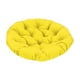 thumbnail image 2 of Cojín redondo y grueso para silla hamaca, para jardín, oficina, columpios amarillo, 2 of 9
