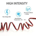 thumbnail image 3 of 12V Red Black Hookup Wire 2 Pin Automotive Flat Cable LED Extension Wires For Doorbell LED Ribbon Lamp Tape Lighting Speakers, 3 of 6