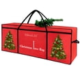 thumbnail image 1 of Bolsa de almacenamiento para árbol de Navidad Hikoolss 165 x 58 x 69 cm, color rojo, 1 of 6