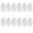 Silver, variant on Miangastore 12Pcs Christmas Decoration Leaves Glitter Branches Silver Home Decoration 42x17x0.1in