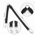 thumbnail image 2 of 1pc Double Leash for 2 Dogs - Adjustable Double Pet Training Leash, Double Slot, Anti-Tangle, Double Dog Leash, Training Leash for Two Dogs, Black, 2 of 5