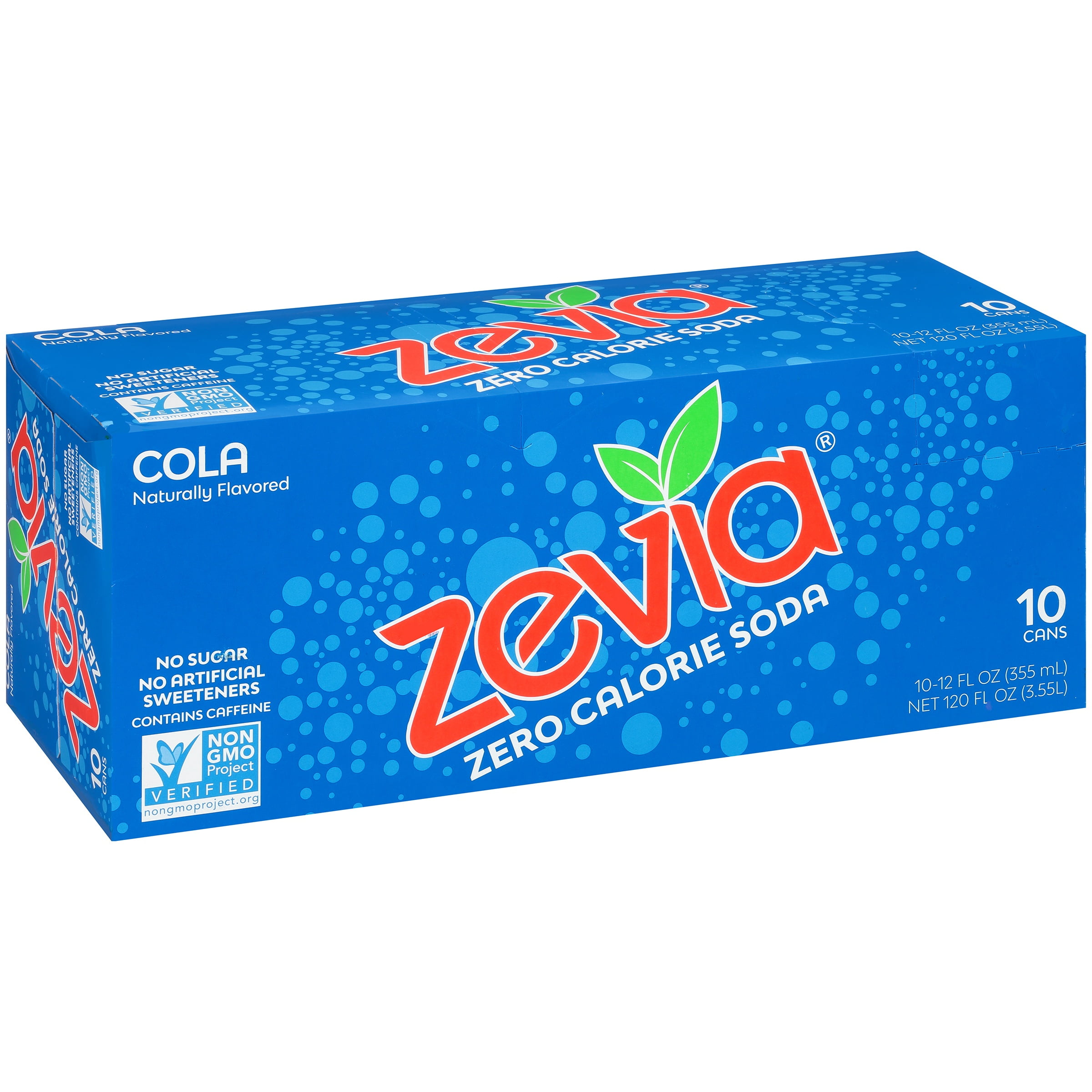 Zevia Zero Calorie Soda Cola Case Of 2 12 Fl Oz.