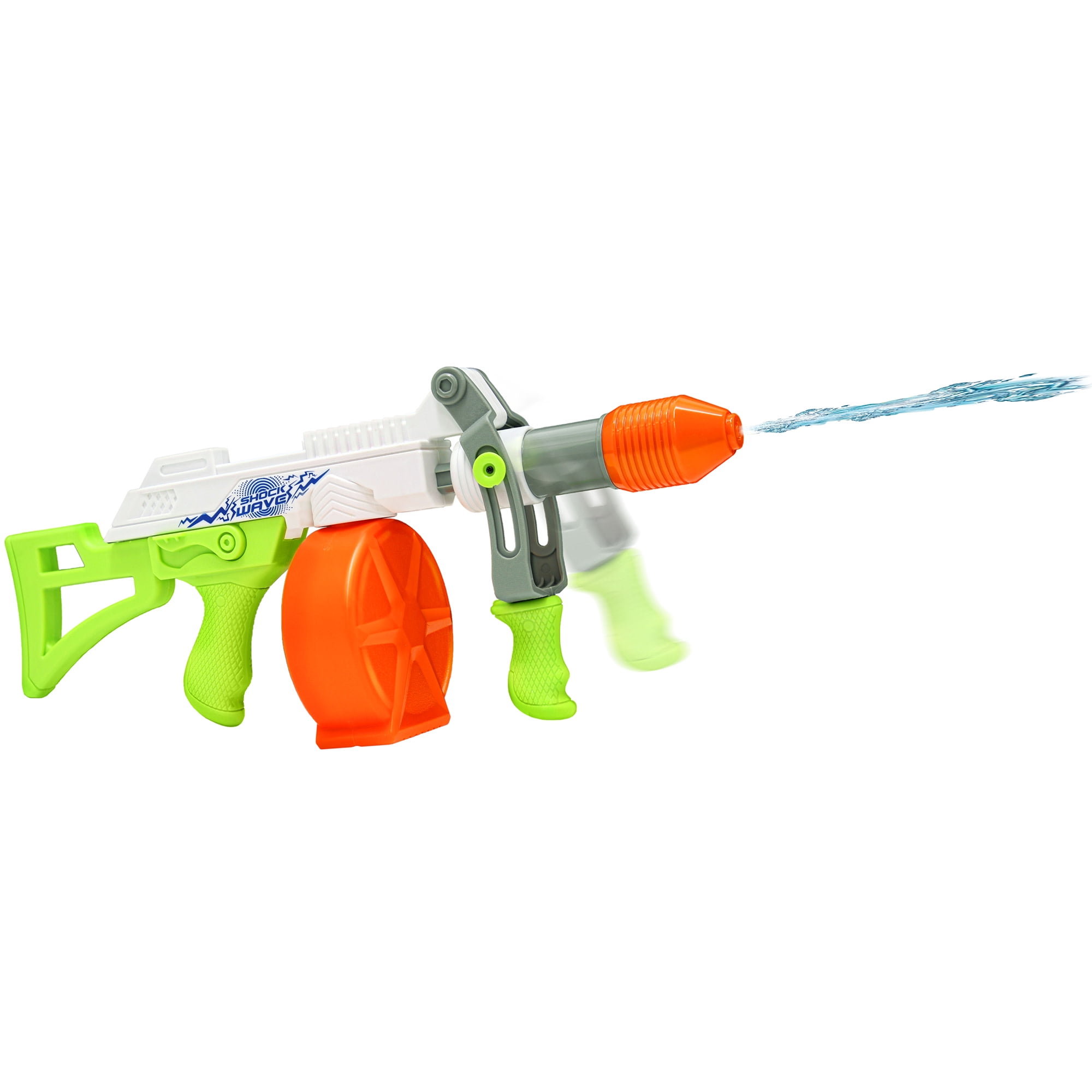 Lanard: Water Blaster - Shockwave - Green-White-Orange, Pump