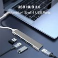 thumbnail image 4 of COMPUTADOR SPITER MOUSE Adaptador Expandor portátil portátil portátil estacionamiento de muelle de computadora cargador hogar USB USB Hub USB3.0 Inevent EL022574-02, 4 of 7