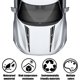 thumbnail image 3 of 2 Pieces Car Hood Stripe Sticker, Modified Decal Decoration Universal Auto Racing, Bumper Stripe Decal Vinyl Modified Decal Decoration(Black), 3 of 4