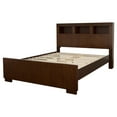 thumbnail image 4 of Jessica Eastern King LED Storage Bookcase Bed Cappuccino, 4 of 7