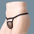 thumbnail image 3 of 2 piezas hombres Mesh Lace Pouch T-back Thong G-string Ropa interior, 3 of 9