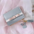thumbnail image 1 of TopLLC Women's Wallets Ladies Color Matching Candy Color Wallet Short Student Purse Zipper Card Package Women Wallet, 1 of 2