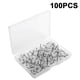 thumbnail image 5 of Pins Dibujo Empuje Cabeza Plana 100/120/150pcs Plástico Con Caja Almacenamiento, 5 of 9