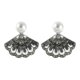 thumbnail image 1 of 1 Par de Pendientes Colgantes de Sector para Mujer, Pendientes de de Imitación para Niñas, Joyería Plata, 1 of 6